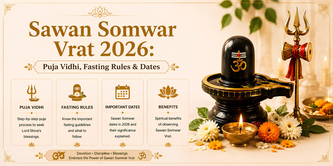 Sawan Somwar Vrat 2026: Puja Vidhi, Fasting Rules & Dates
