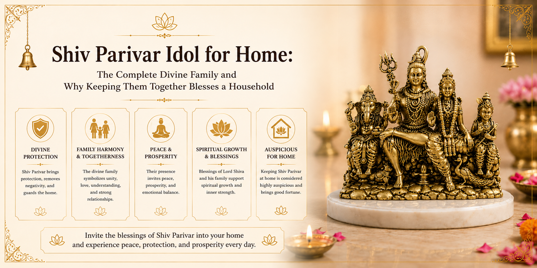 Shiv Parivar Idol for Home: The Complete Divine Family and Why Keeping Them Together Blesses a Household