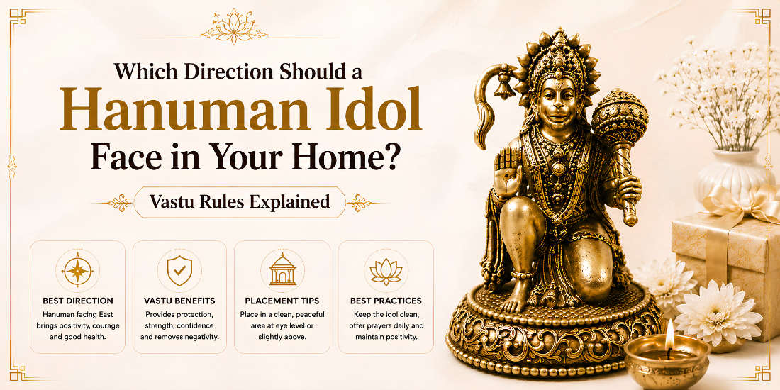 Which Direction Should a Hanuman Idol Face in Your Home? Vastu Rules Explained