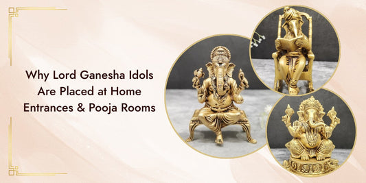 Why Lord Ganesha Idols Are Placed at Home Entrances & Pooja Rooms