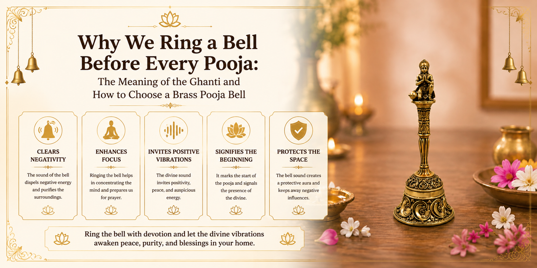 Why We Ring a Bell Before Every Pooja: The Meaning of the Ghanti and How to Choose a Brass Pooja Bell