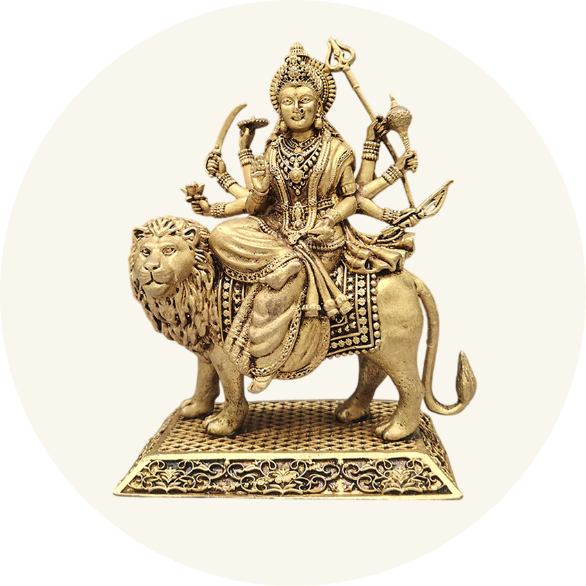 BRASS GODDESS IDOLS