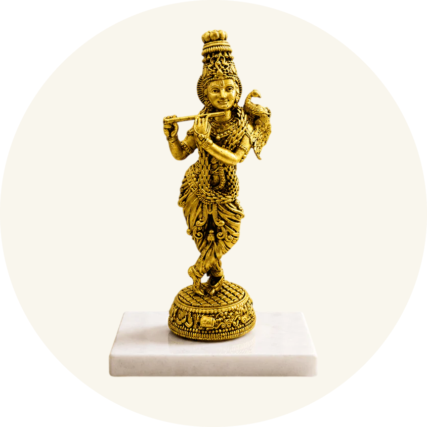 BRASS LADDU GOPAL JI