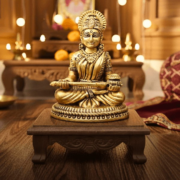 Brass Maa Annapurna Devi Idol