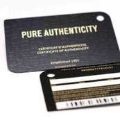 Authenticity Card