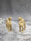 Mini Brass Camel Sculpture