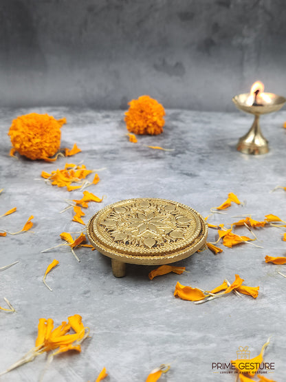 Brass Chowki for God Idols