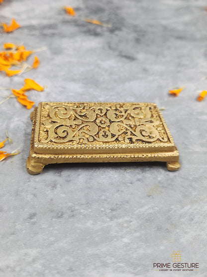 Brass Chowki for Pooja