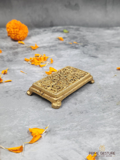 Brass Chowki for Pooja