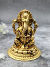 Brass Ganesh Ji Idol – Remover of Obstacles & Bringer of Clarity
