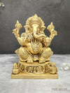 Spiritual Brass Ganesh Statue