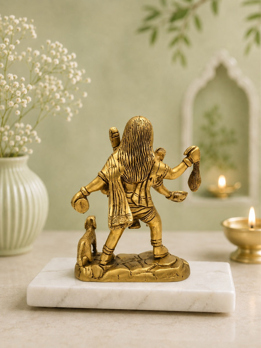 Brass Kaal Bhairav Idol