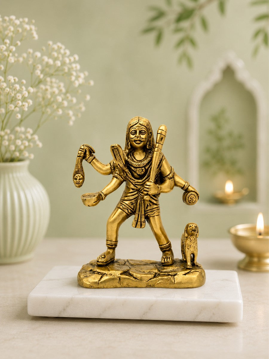 Brass Kaal Bhairav idol for Vastu