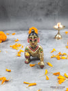 Laddu Gopal Antique Gold Finish for Home & Pooja