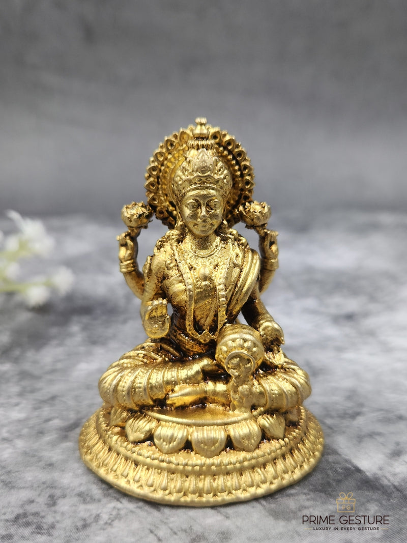 Brass Laxmi Ji Idol – A Symbol of Prosperity & Grace - Product Dimensions
