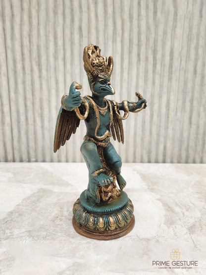 Brass Lord Garud idol