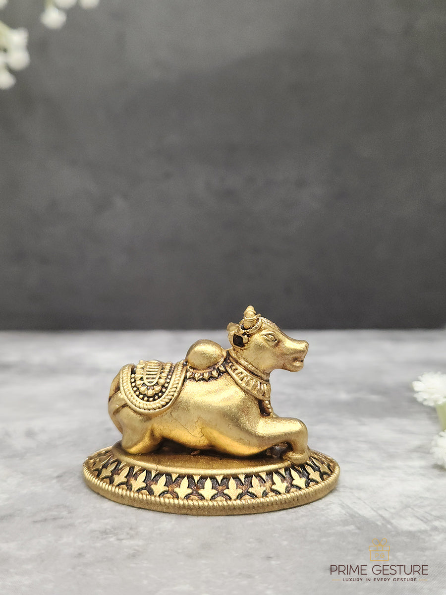 Brass Nandi Murti Idol