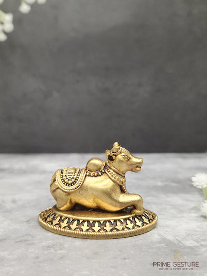 Brass Nandi Murti Idol