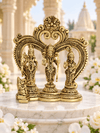 Brass Ram Darbar Standing Idol with Arch — Ram, Lakshman, Sita & Hanuman