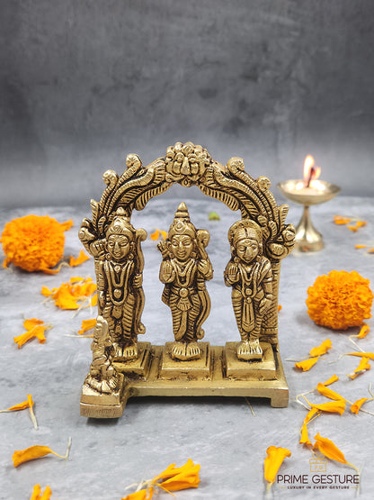 Brass Ram Darbar Statue