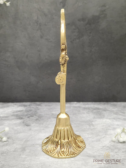 Brass Shivas Trishul with Damru