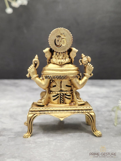 Brass Showpiece Ganesh Ji God Idol