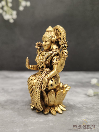 Brass Showpiece Laxmi Ji God Idol Statue