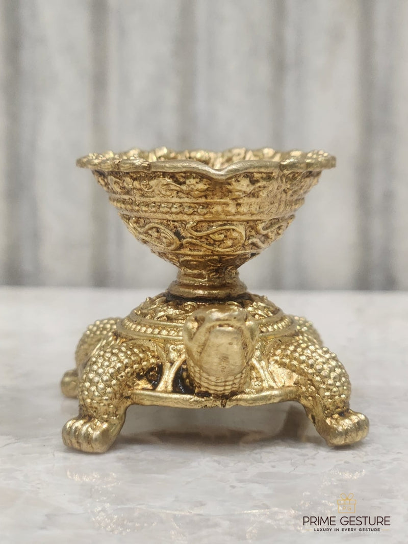 Brass Turtle Idol – Stability, Protection & Steady Progress - Product Dimensions