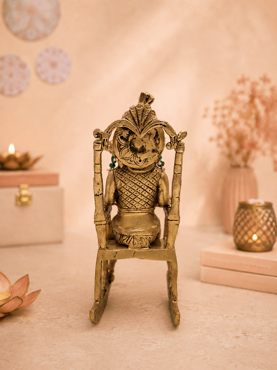 Brass Vidya Vinayak Ganesha Idol