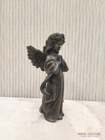 Brass Praying Angel Statue