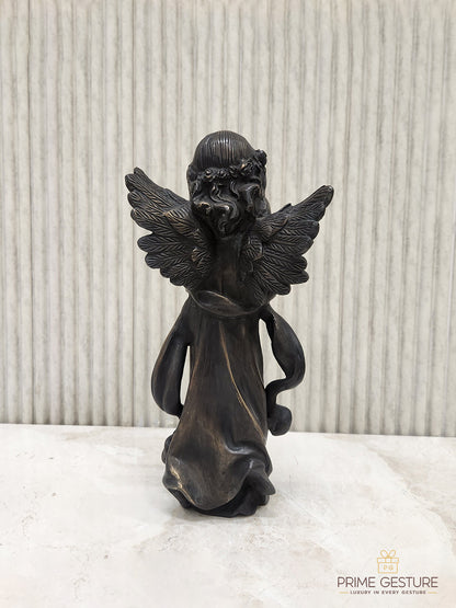 Brass Praying Angel Statue