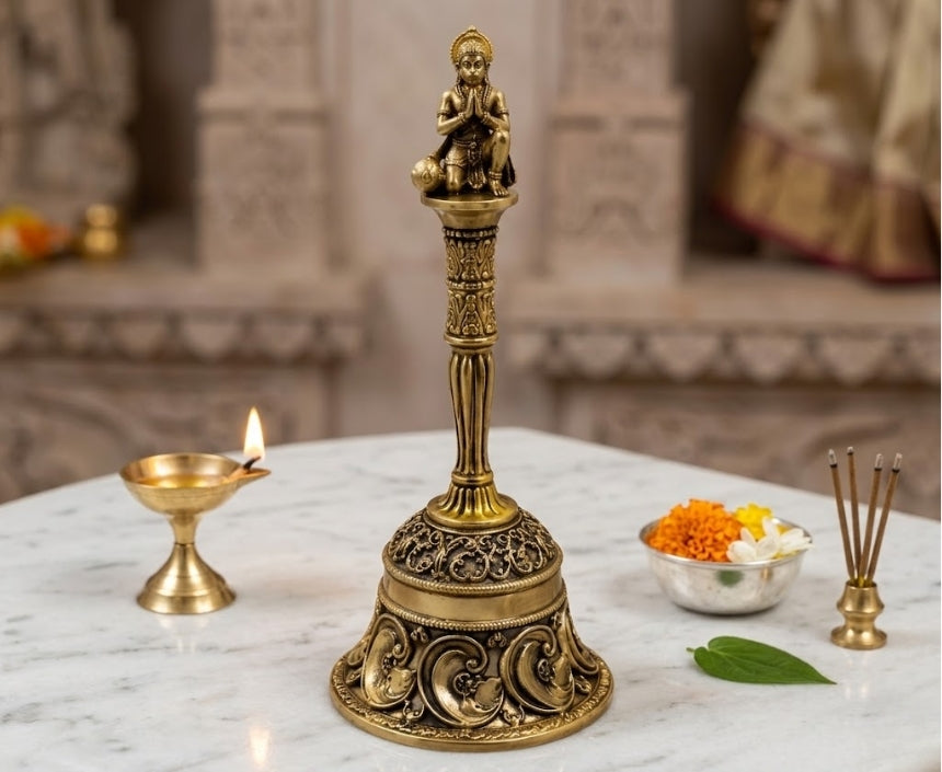 Hanuman Decorative Pooja Bell – A Symbol of Devotion, Positivity & Sacred Sound