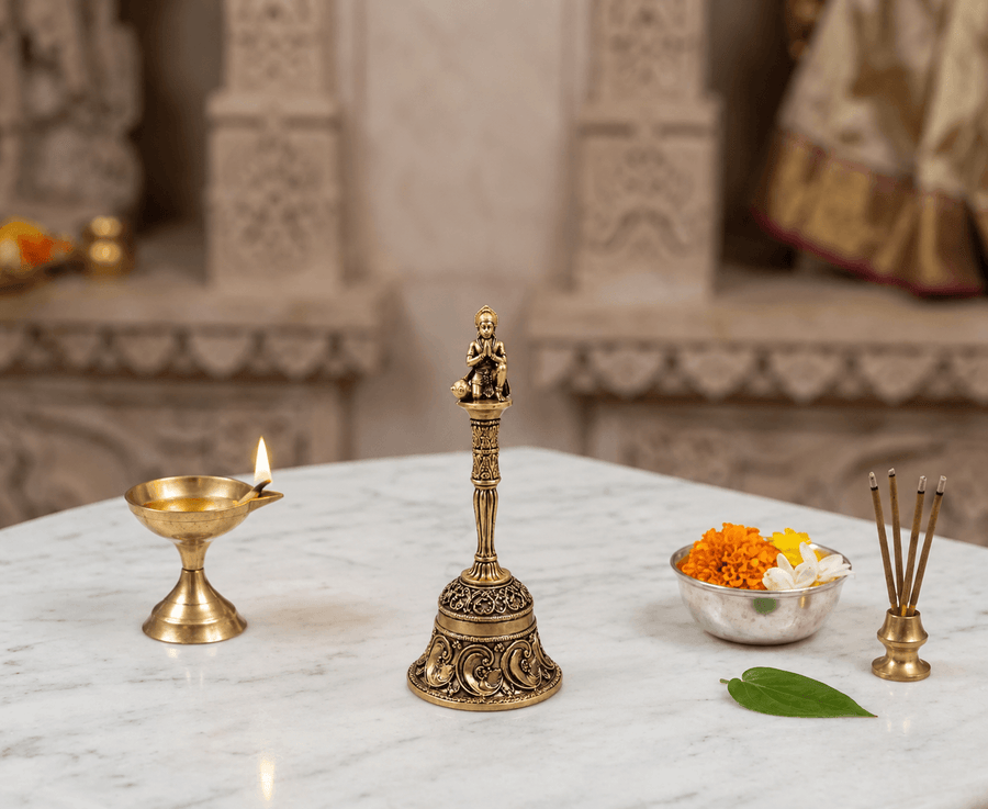 Hanuman Decorative Pooja Bell – A Symbol of Devotion, Positivity & Sacred Sound