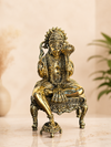 Hanuman Ji Antique Finish Idol for Home Temple & Decor