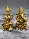 Brass Lakshmi Ganesh Idol Set