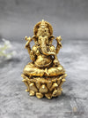 Brass Ganesh Ji Idol – For Smooth Beginnings & Confident Progress