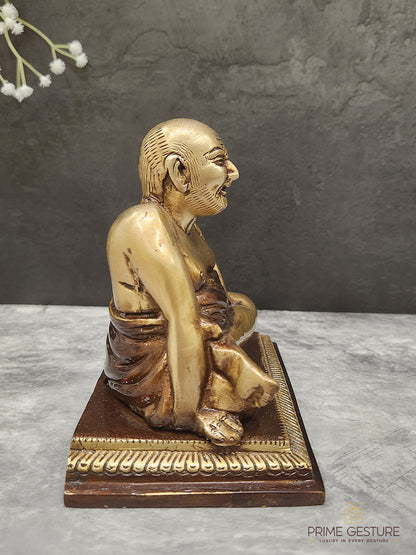 Pure Antique Brass Neem Karoli Baba