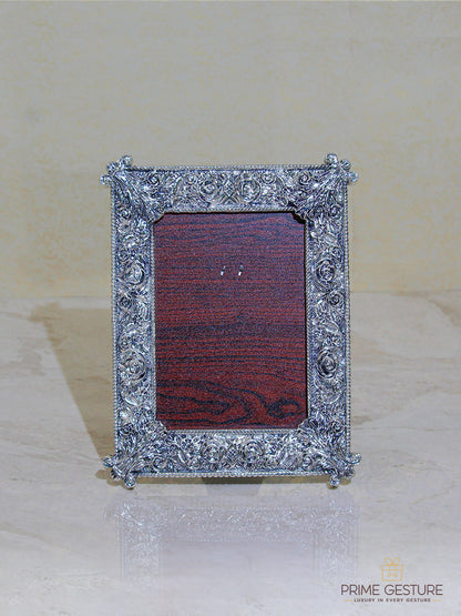 Silver Designer Photo Frame