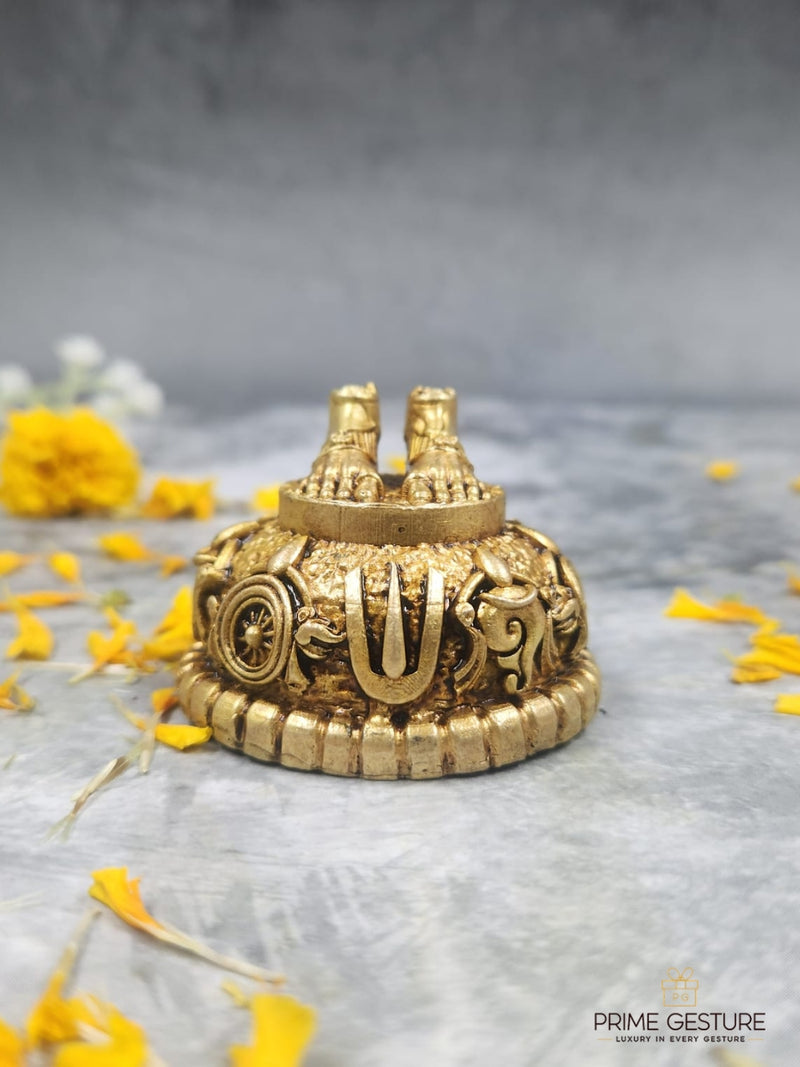 Tirupati Balaji Charan Paduka – Symbol of Surrender & Divine Grace - Product Dimensions