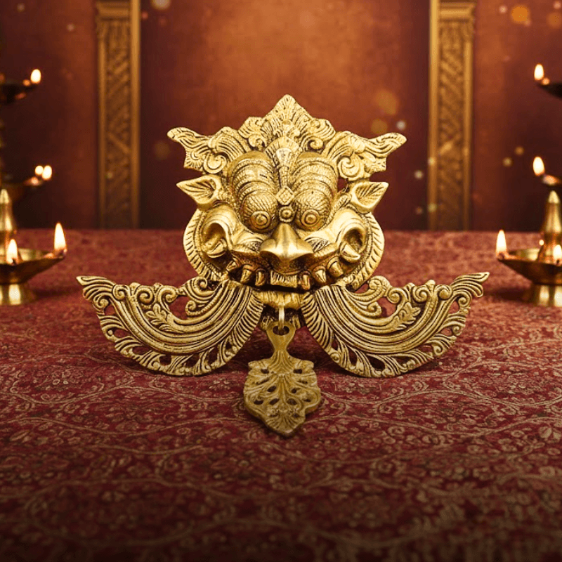 Brass Yaali Nazar Battu for Home Entrance