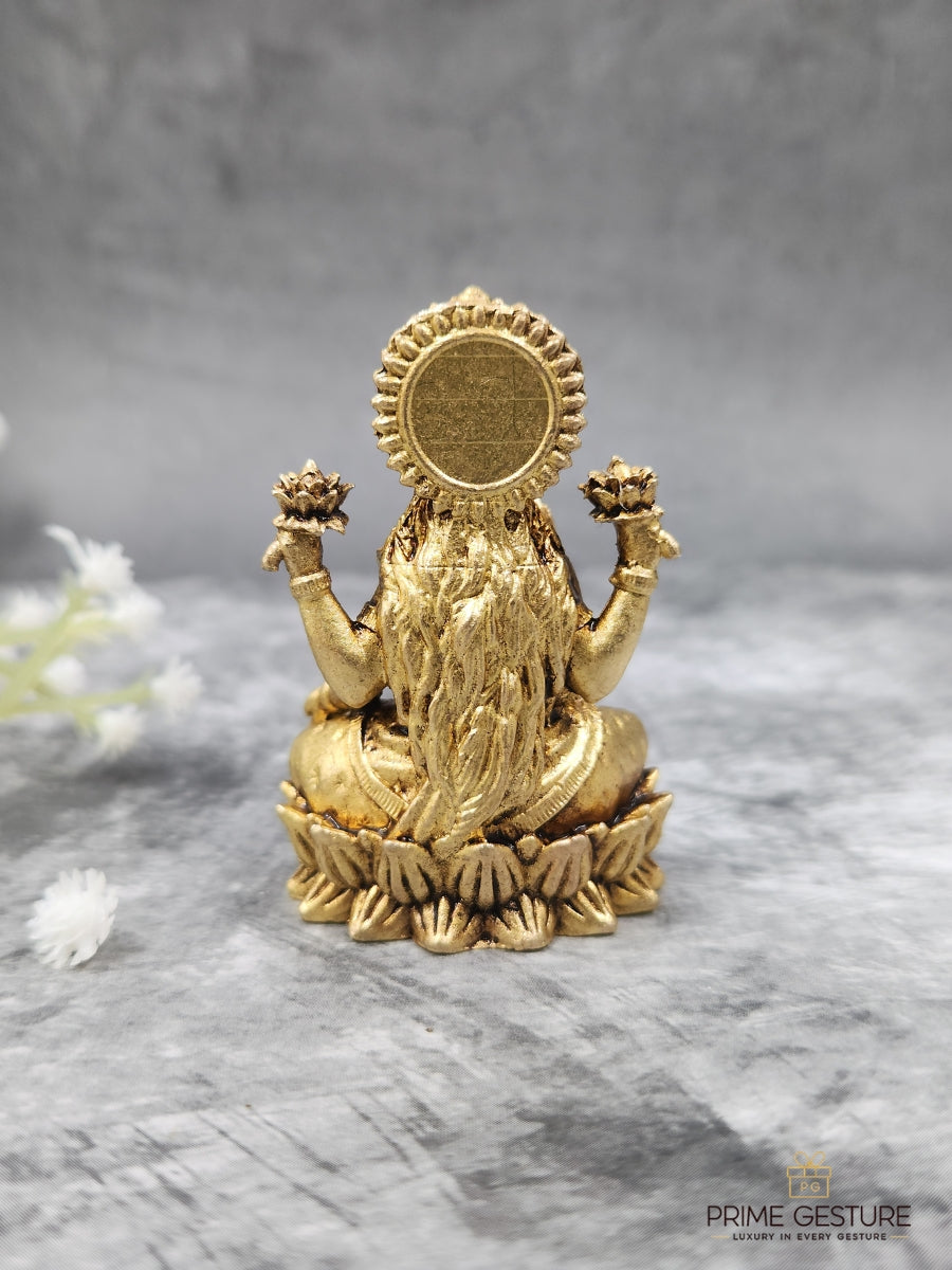 Brass Laxmi Ji Idol – Graceful Abundance & Steady Prosperity